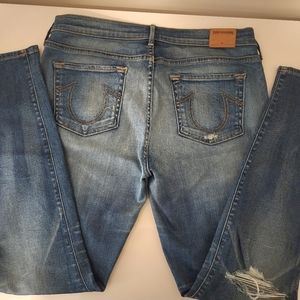 True Religion Blue Skinny Jeans